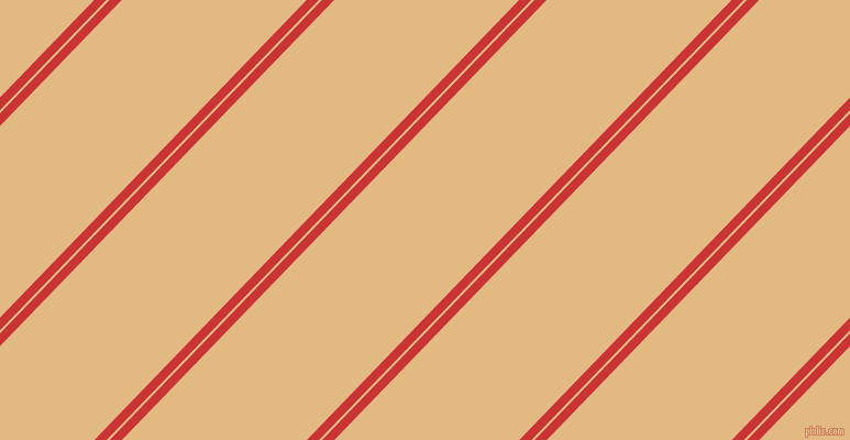 46 degree angle dual striped lines, 8 pixel lines width, 2 and 121 pixel line spacing, dual two line striped seamless tileable