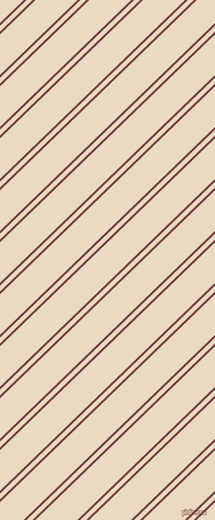 44 degree angles dual striped lines, 3 pixel lines width, 6 and 42 pixels line spacing, dual two line striped seamless tileable