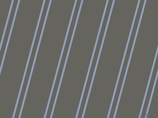75 degree angles dual stripes line, 6 pixel line width, 14 and 75 pixels line spacing, dual two line striped seamless tileable