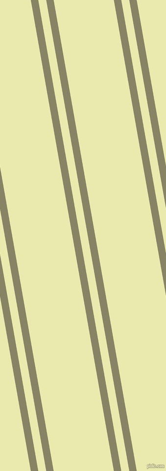 100 degree angle dual stripe lines, 15 pixel lines width, 16 and 121 pixel line spacing, Bandicoot and Medium Goldenrod dual two line striped seamless tileable