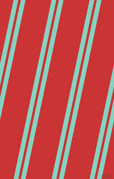 78 degree angles dual stripes line, 15 pixel line width, 8 and 83 pixels line spacing, Bermuda and Mahogany dual two line striped seamless tileable