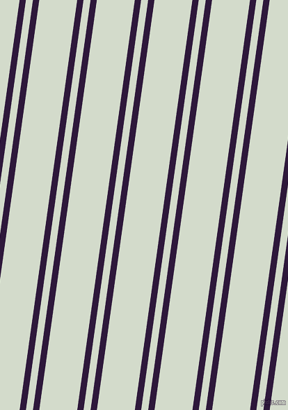 82 degree angle dual striped line, 9 pixel line width, 10 and 54 pixel line spacing, Blackcurrant and Ottoman dual two line striped seamless tileable