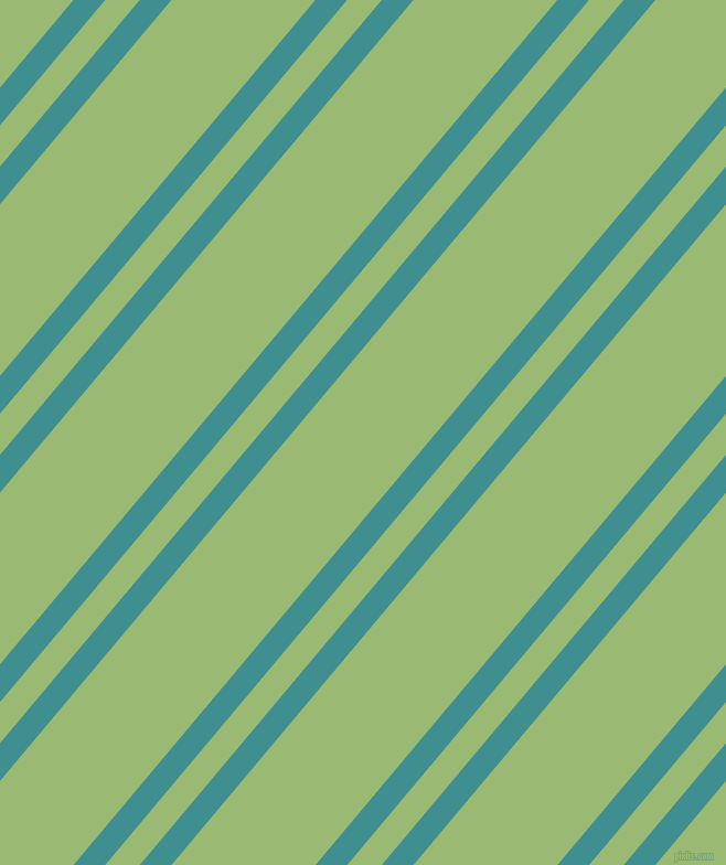 50 degree angle dual stripe line, 22 pixel line width, 24 and 100 pixel line spacing, Blue Chill and Olivine dual two line striped seamless tileable