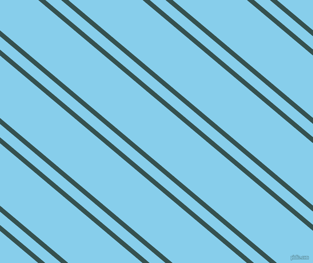 140 degree angles dual striped lines, 9 pixel lines width, 20 and 94 pixels line spacing, Blue Dianne and Sky Blue dual two line striped seamless tileable