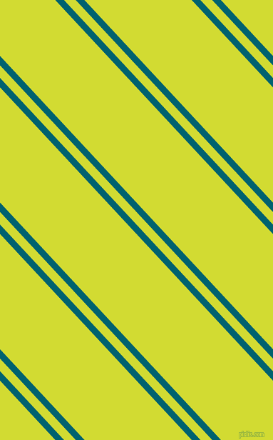 133 degree angle dual stripes lines, 9 pixel lines width, 12 and 110 pixel line spacing, Blue Lagoon and Bitter Lemon dual two line striped seamless tileable