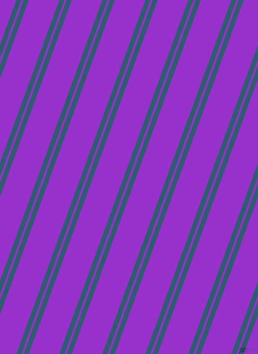 70 degree angle dual stripes lines, 10 pixel lines width, 4 and 59 pixel line spacing, Blumine and Dark Orchid dual two line striped seamless tileable