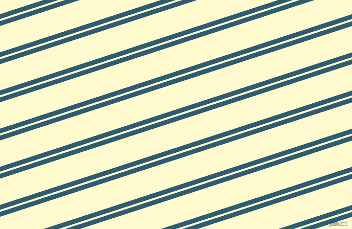 18 degree angles dual stripes line, 9 pixel line width, 4 and 49 pixels line spacing, Blumine and Lemon Chiffon dual two line striped seamless tileable
