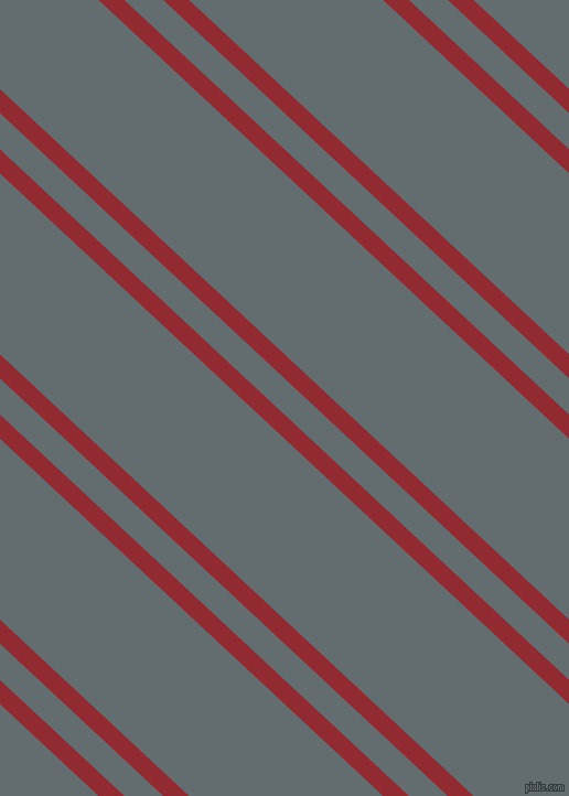 137 degree angles dual stripes lines, 16 pixel lines width, 24 and 120 pixels line spacing, Bright Red and Pale Sky dual two line striped seamless tileable