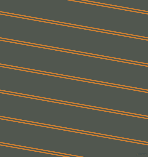 170 degree angle dual stripe line, 4 pixel line width, 4 and 75 pixel line spacing, Bronze and Battleship Grey dual two line striped seamless tileable