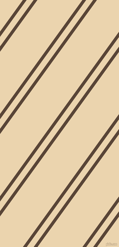 54 degree angles dual stripe lines, 10 pixel lines width, 18 and 117 pixels line spacing, Brown Derby and Givry dual two line striped seamless tileable