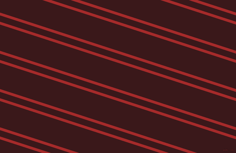 162 degree angle dual striped lines, 9 pixel lines width, 20 and 83 pixel line spacing, Brown and Rustic Red dual two line striped seamless tileable