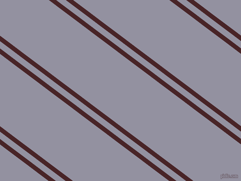 143 degree angle dual stripes lines, 9 pixel lines width, 12 and 119 pixel line spacing, Bulgarian Rose and Grey Suit dual two line striped seamless tileable