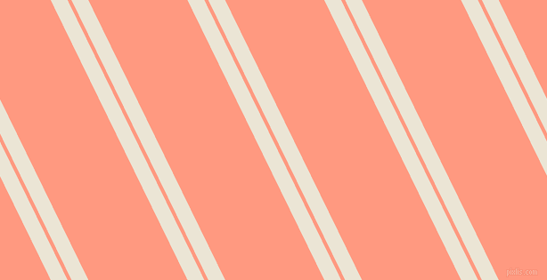 116 degree angles dual stripes lines, 17 pixel lines width, 4 and 100 pixels line spacing, Cararra and Vivid Tangerine dual two line striped seamless tileable