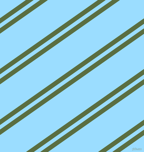 35 degree angles dual striped line, 17 pixel line width, 14 and 109 pixels line spacing, Chalet Green and Columbia Blue dual two line striped seamless tileable