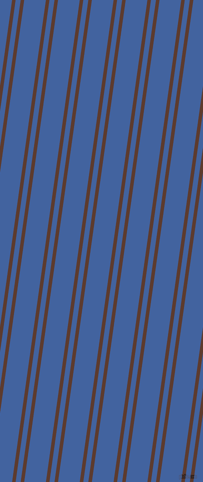 82 degree angle dual stripe lines, 7 pixel lines width, 10 and 43 pixel line spacing, Cioccolato and Mariner dual two line striped seamless tileable