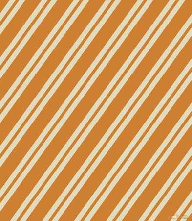 54 degree angles dual striped line, 10 pixel line width, 6 and 27 pixels line spacing, Coconut Cream and Bronze dual two line striped seamless tileable