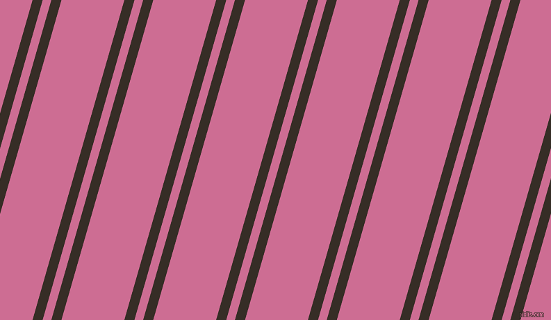 74 degree angles dual stripes lines, 14 pixel lines width, 12 and 87 pixels line spacing, Coffee Bean and Hopbush dual two line striped seamless tileable