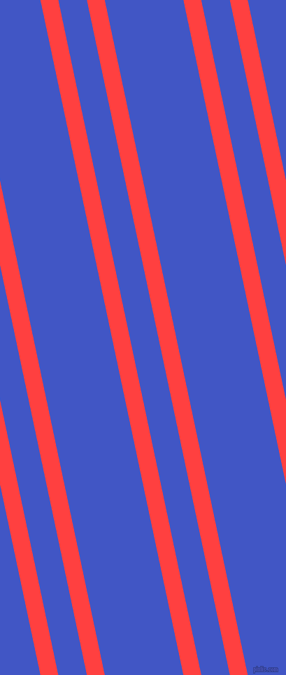 102 degree angle dual striped line, 25 pixel line width, 40 and 110 pixel line spacing, Coral Red and Free Speech Blue dual two line striped seamless tileable
