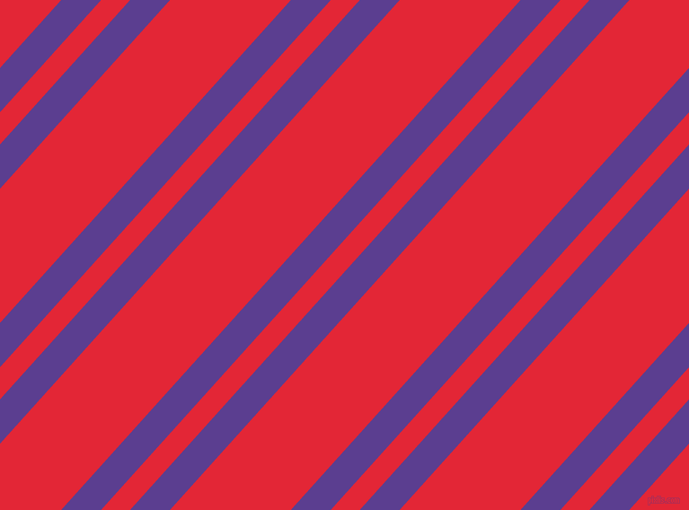 48 degree angles dual stripes lines, 33 pixel lines width, 24 and 100 pixels line spacing, Daisy Bush and Alizarin dual two line striped seamless tileable