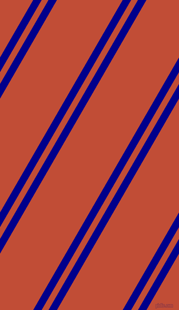 60 degree angle dual stripes lines, 15 pixel lines width, 12 and 116 pixel line spacing, Dark Blue and Grenadier dual two line striped seamless tileable