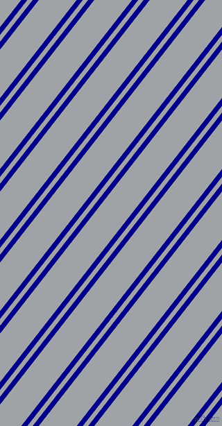 52 degree angles dual striped lines, 7 pixel lines width, 6 and 43 pixels line spacing, Dark Blue and Grey Chateau dual two line striped seamless tileable
