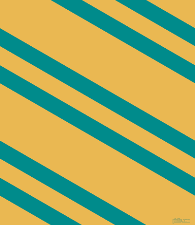 150 degree angle dual striped lines, 32 pixel lines width, 34 and 102 pixel line spacing, Dark Cyan and Ronchi dual two line striped seamless tileable