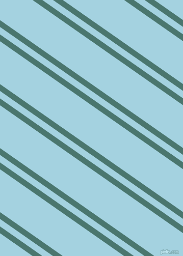 145 degree angle dual stripe line, 11 pixel line width, 12 and 69 pixel line spacing, Dark Green Copper and French Pass dual two line striped seamless tileable