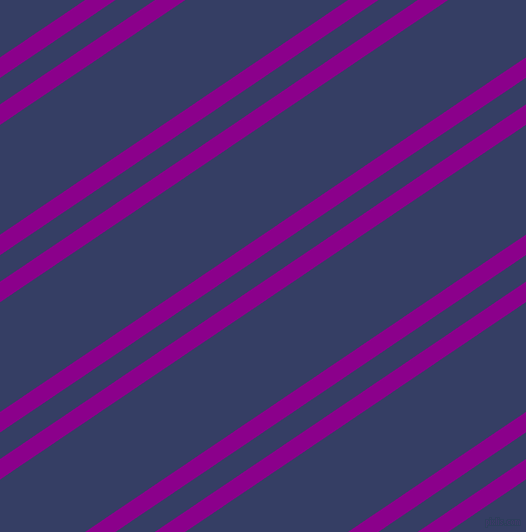 34 degree angles dual striped line, 17 pixel line width, 22 and 91 pixels line spacing, Dark Magenta and Bay Of Many dual two line striped seamless tileable