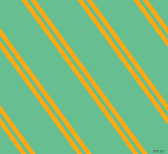 126 degree angles dual stripe line, 14 pixel line width, 10 and 109 pixels line spacing, Dark Tangerine and Silver Tree dual two line striped seamless tileable