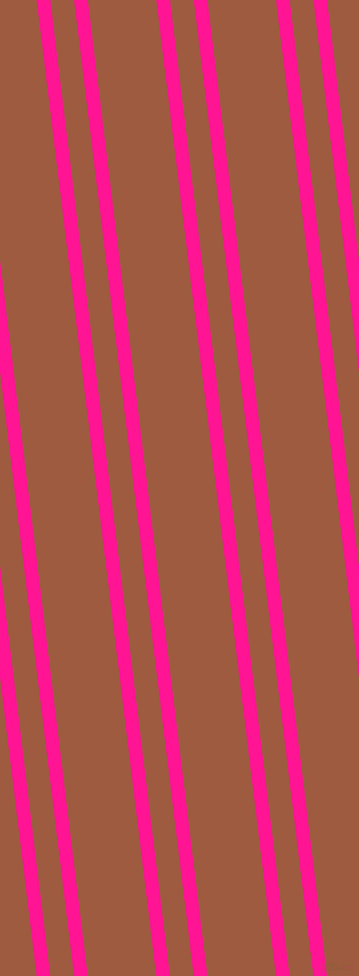 97 degree angles dual stripe lines, 15 pixel lines width, 26 and 75 pixels line spacing, Deep Pink and Sepia dual two line striped seamless tileable