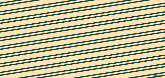 9 degree angle dual stripe line, 5 pixel line width, 6 and 18 pixel line spacingDeep Teal and Moccasin dual two line striped seamless tileable