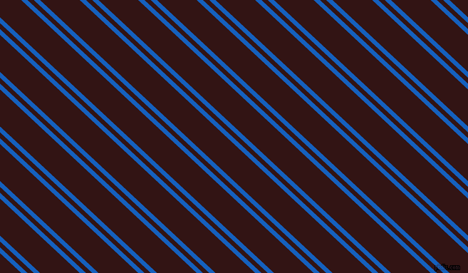 137 degree angle dual stripes lines, 6 pixel lines width, 6 and 38 pixel line spacing, Denim and Seal Brown dual two line striped seamless tileable