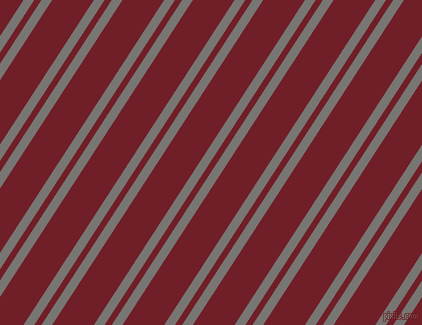 57 degree angle dual stripes line, 9 pixel line width, 6 and 35 pixel line spacing, Dove Grey and Red Berry dual two line striped seamless tileable