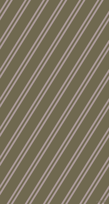 58 degree angle dual striped line, 6 pixel line width, 6 and 34 pixel line spacing, Dusty Grey and Crocodile dual two line striped seamless tileable