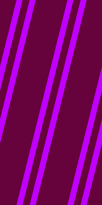 76 degree angle dual striped lines, 19 pixel lines width, 22 and 99 pixel line spacing, Electric Purple and Tyrian Purple dual two line striped seamless tileable