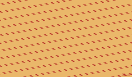 10 degree angles dual striped lines, 1 pixel lines width, 4 and 26 pixels line spacing, Fire Brick and Harvest Gold dual two line striped seamless tileable