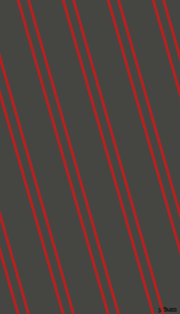 106 degree angles dual stripes lines, 6 pixel lines width, 14 and 61 pixels line spacing, Fire Brick and Tuatara dual two line striped seamless tileable
