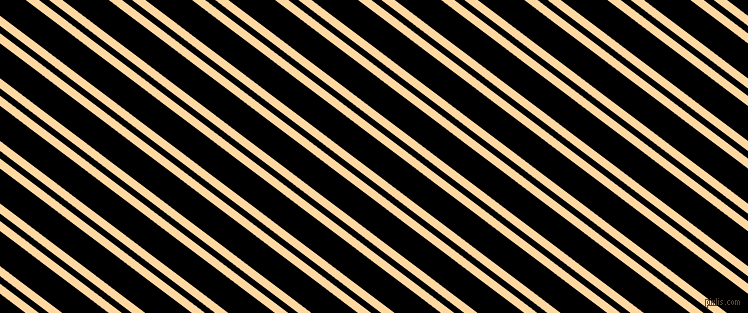 143 degree angles dual stripes line, 8 pixel line width, 6 and 28 pixels line spacing, Frangipani and Black dual two line striped seamless tileable
