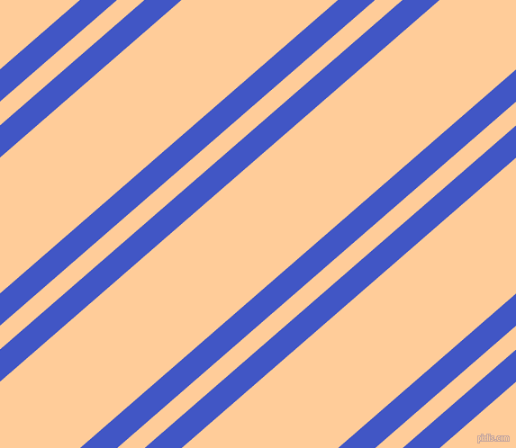 41 degree angles dual striped line, 27 pixel line width, 20 and 114 pixels line spacing, Free Speech Blue and Peach-Orange dual two line striped seamless tileable