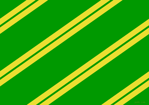 35 degree angle dual striped line, 17 pixel line width, 6 and 98 pixel line spacing, Golden Fizz and Islamic Green dual two line striped seamless tileable