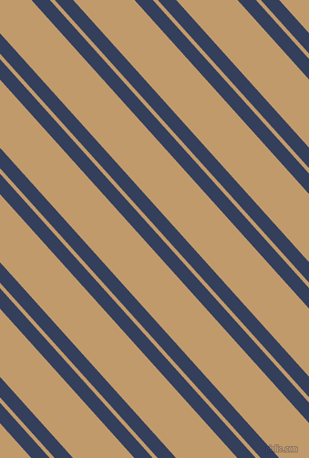 132 degree angle dual stripes line, 15 pixel line width, 4 and 50 pixel line spacing, Gulf Blue and Fallow dual two line striped seamless tileable