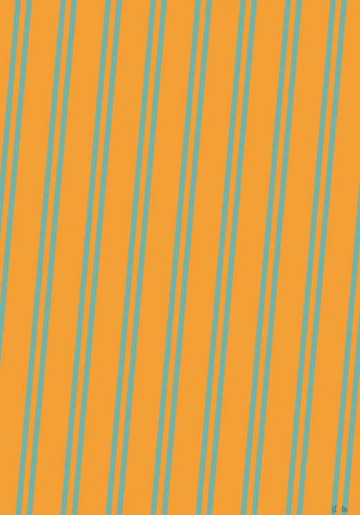 85 degree angle dual striped lines, 8 pixel lines width, 8 and 41 pixel line spacing, Gulf Stream and Yellow Sea dual two line striped seamless tileable