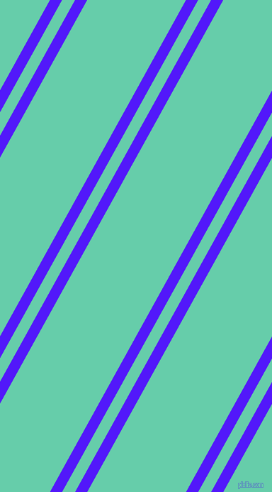 61 degree angles dual stripe line, 15 pixel line width, 16 and 122 pixels line spacing, Han Purple and Medium Aquamarine dual two line striped seamless tileable