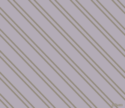 134 degree angles dual stripe lines, 5 pixel lines width, 8 and 32 pixels line spacing, Heathered Grey and Chatelle dual two line striped seamless tileable