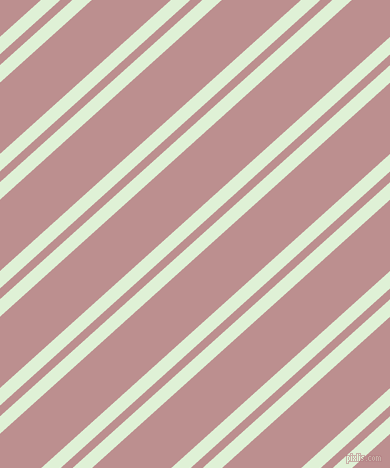 42 degree angle dual striped lines, 13 pixel lines width, 8 and 53 pixel line spacing, Hint Of Green and Rosy Brown dual two line striped seamless tileable