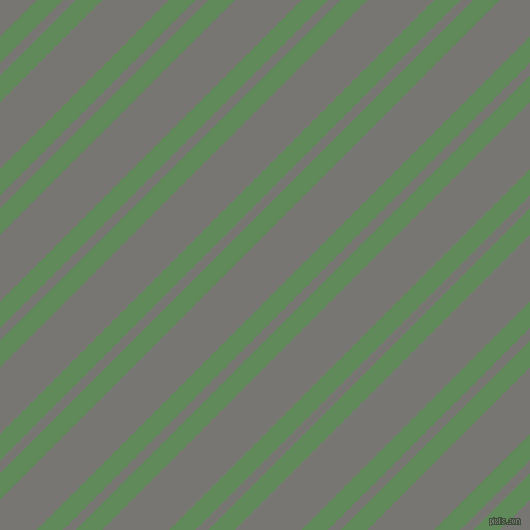 45 degree angle dual striped line, 21 pixel line width, 10 and 53 pixel line spacing, Hippie Green and Dove Grey dual two line striped seamless tileable