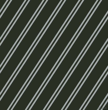 57 degree angle dual stripe line, 6 pixel line width, 6 and 40 pixel line spacing, Hit Grey and Pine Tree dual two line striped seamless tileable