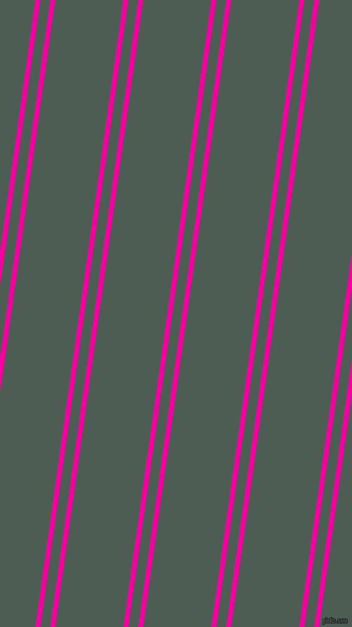 82 degree angle dual stripe lines, 7 pixel lines width, 14 and 96 pixel line spacing, Hollywood Cerise and Feldgrau dual two line striped seamless tileable