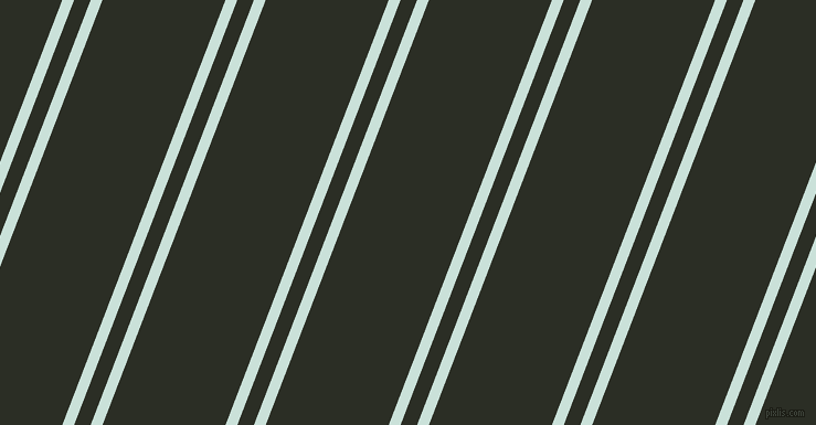 69 degree angle dual stripe line, 10 pixel line width, 14 and 104 pixel line spacing, Iceberg and Rangoon Green dual two line striped seamless tileable