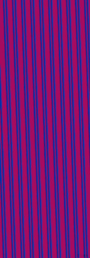 92 degree angles dual striped line, 5 pixel line width, 4 and 17 pixels line spacing, International Klein Blue and Jazzberry Jam dual two line striped seamless tileable